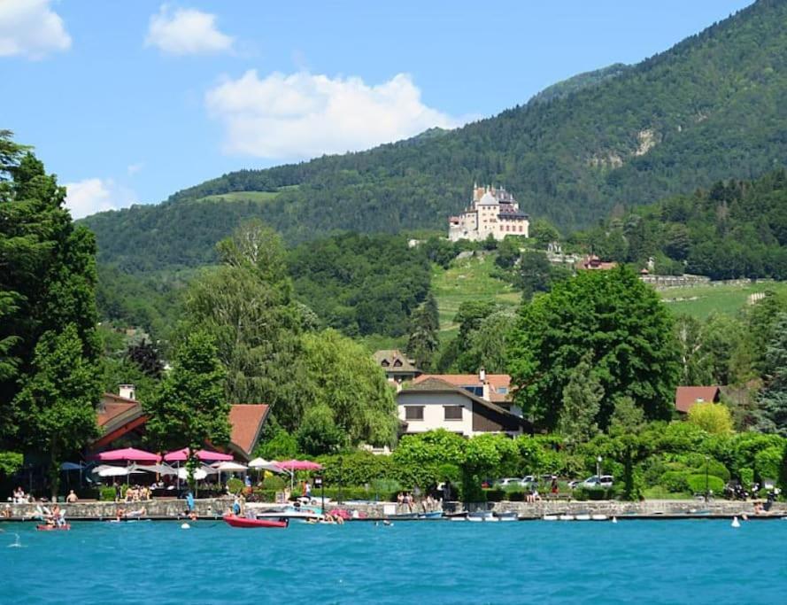 Charmant Appartement Lac D'Annecy / Ski - 6 Pers Menthon-Saint-Bernard Ngoại thất bức ảnh